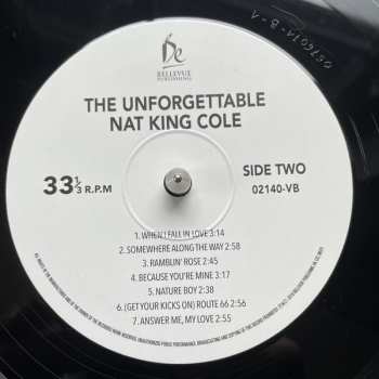 LP Nat King Cole: The Unforgettable
