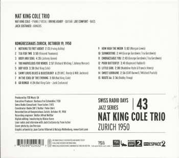 CD The Nat King Cole Trio: Zurich 1950