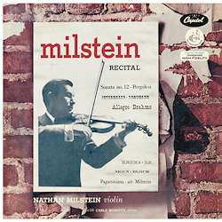 LP Nathan Milstein: A Milstein Recital