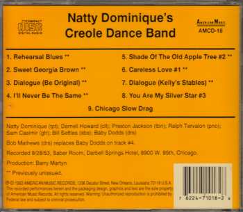 CD Natty Dominique & His Creole Dance Band: Natty Dominique's Creole Dance Band