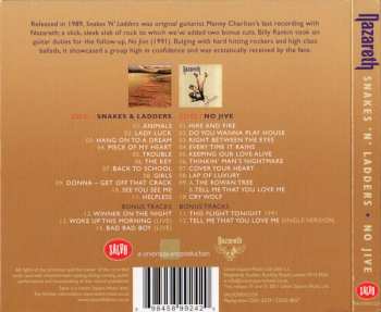 2CD Nazareth: Snakes 'N' Ladders / No Jive