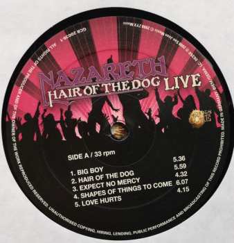 LP Nazareth: Hair Of The Dog Live