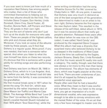 CD Ned Doheny: Hard Candy / Prone