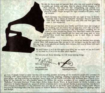 3CD Neil Gaiman: An Evening With Neil Gaiman & Amanda Palmer