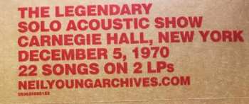 2LP Neil Young: Carnegie Hall 1970