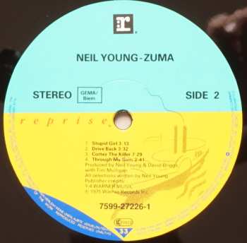 LP Neil Young & Crazy Horse: Zuma