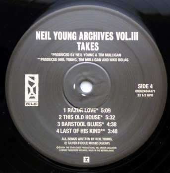 2LP Neil Young: Neil Young Archives Vol. III Takes