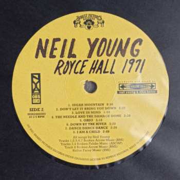LP Neil Young: Royce Hall 1971