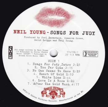 2LP Neil Young: Songs For Judy