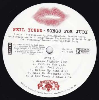 2LP Neil Young: Songs For Judy
