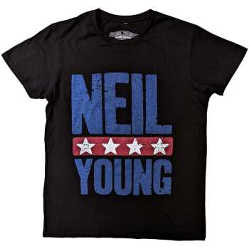 Merch Neil Young: T-shirt Stars Logo Neil Young