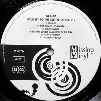 2LP Nektar: Journey To The Centre Of The Eye