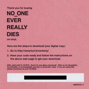 2LP N*E*R*D: No_One Ever Really Dies