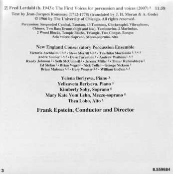 CD New England Conservatory Percussion Ensemble: American Music For Percussion • 2