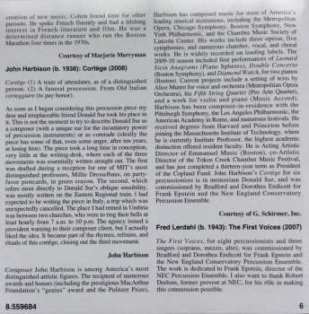 CD New England Conservatory Percussion Ensemble: American Music For Percussion • 2