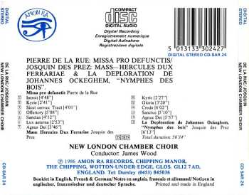 CD Josquin Des Prés: Requiem / Mass - Hercules Dux Ferrariae And Deploration