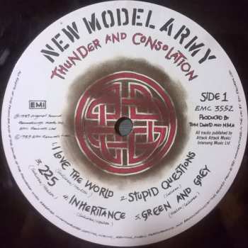 2LP New Model Army: Thunder & Consolation