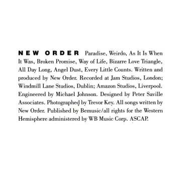 CD New Order: Brotherhood