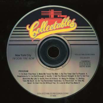 CD New York City: I'm Doin' Fine Now