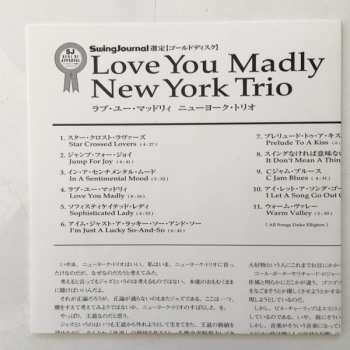 CD New York Trio: Love You Madly