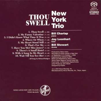 SACD New York Trio: Thou Swell