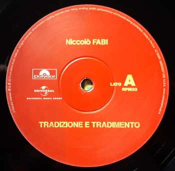 LP Niccolò Fabi: Tradizione E Tradimento