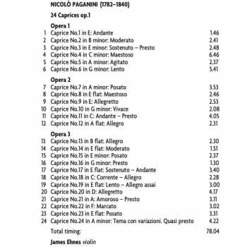 CD Niccolò Paganini: 24 Caprices