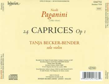 CD Niccolò Paganini: 24 Caprices For Solo Violin