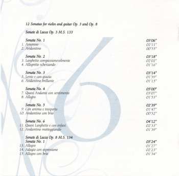 9CD/Box Set Niccolò Paganini: Complete Works For Violin And Guitar