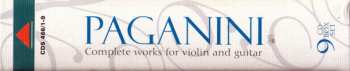9CD/Box Set Niccolò Paganini: Complete Works For Violin And Guitar