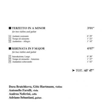 CD Niccolò Paganini: The Complete Trios For Strings And Guitar