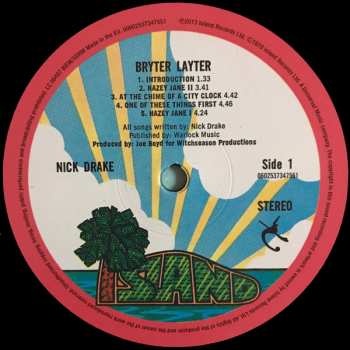 LP Nick Drake: Bryter Layter