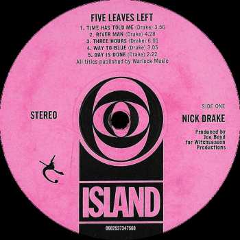 LP Nick Drake: Five Leaves Left
