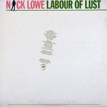 LP Nick Lowe: Labour Of Lust CLR