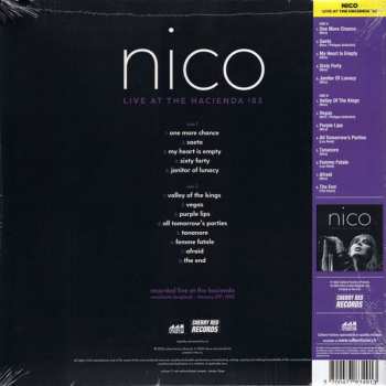 LP Nico: Live At The Hacienda '83 CLR