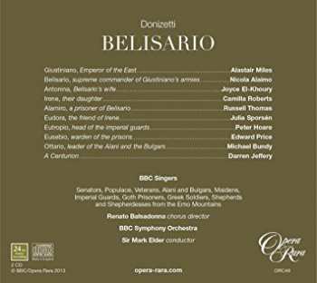 2CD/Box Set BBC Symphony Orchestra: Belisario