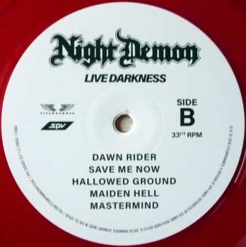 3LP/2CD Night Demon: Live Darkness CLR