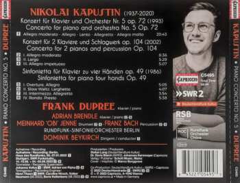 CD Rundfunk-Sinfonieorchester Berlin: Piano Concerto No. 5 / Concerto Op. 104 / Sinfonietta Op. 49