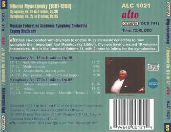 CD Russian State Symphony Orchestra: Complete Symphonic Works • Volume 11: Symphony No. 15, Symphony No. 27