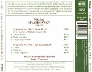 CD Moscow Philharmonic Orchestra: Symphonies Nos. 24 and 25