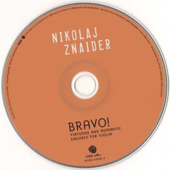 CD Nikolaj Znaider: Bravo! (Virtuoso And Romantic Encores For Violin)