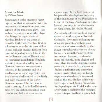 CD Nikolaus Bruhns: Complete Organ Works Of Nicholas Bruhns And Johann Nicolaus Hanff