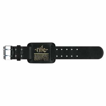 Merch Nile: Leather Bracelet Logo Nile & Hieroglyphs