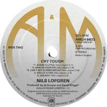 LP Nils Lofgren: Cry Tough
