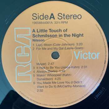 LP Harry Nilsson: A Little Touch Of Schmilsson In The Night