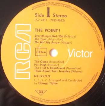 LP Harry Nilsson: The Point!