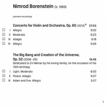 SACD Vladimir Ashkenazy: Violin Concerto / If You Will It, It Is No Dream / The Big Bang and Creation of the Universe