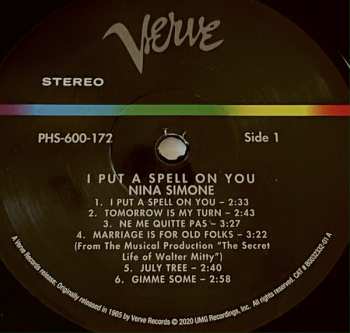 LP Nina Simone: I Put A Spell On You