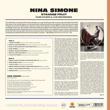LP Nina Simone: Strange Fruit, Rare Studio & Live Recordings LTD | CLR
