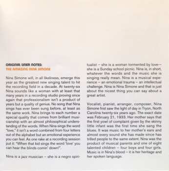 CD Nina Simone: Nina Simone At Town Hall + The Amazing Nina Simone